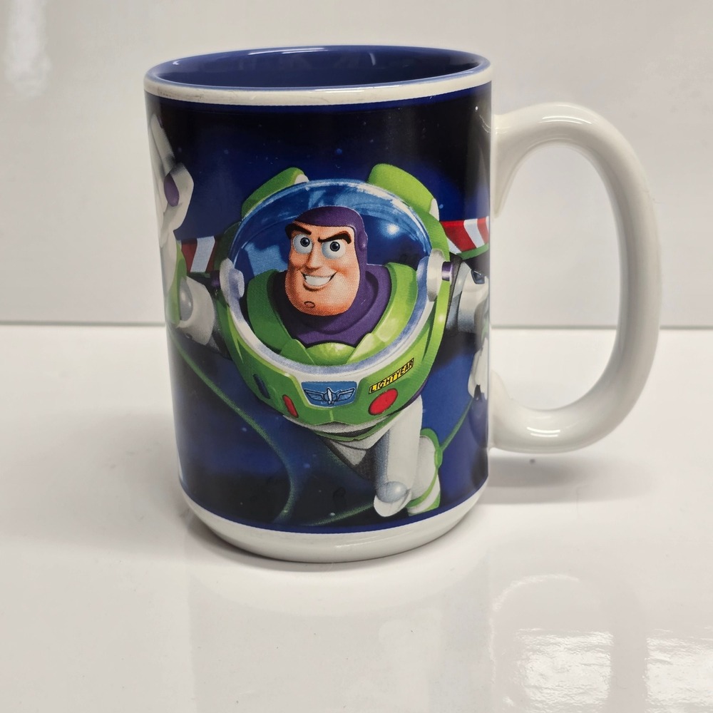 Disney Store Buzz Lightyear Toy Story Coffee Mug Ceramic Space Galaxy